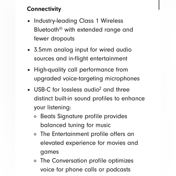 Beats Studio Pro Bluetooth Wireless
Headphones in Sandstone NEW - Picture 14 of 16